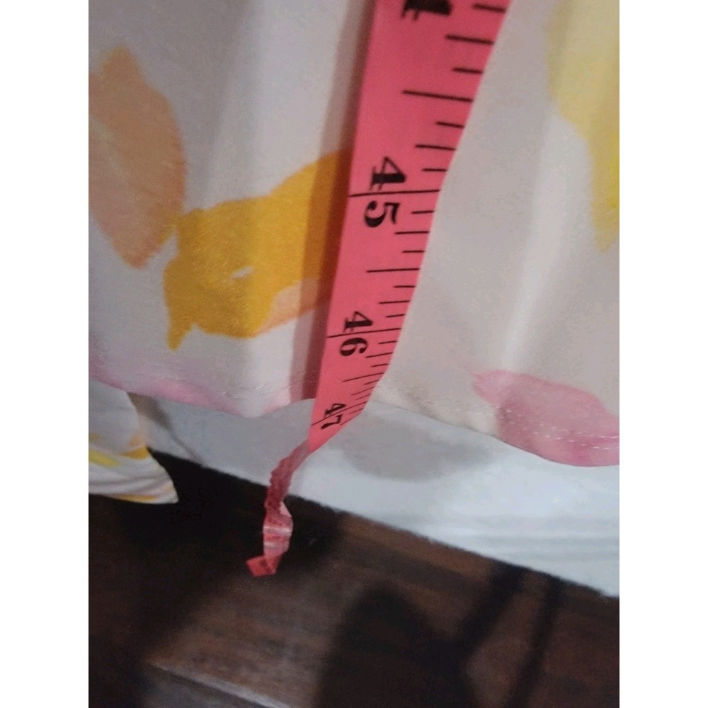 Lane Bryant Plus Sz 24‎ NWT V-Neck Lena Floral Fit & Flare Midi Dress Belted - Picture 11 of 14